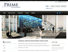 Tablet Screenshot of primeuk.com